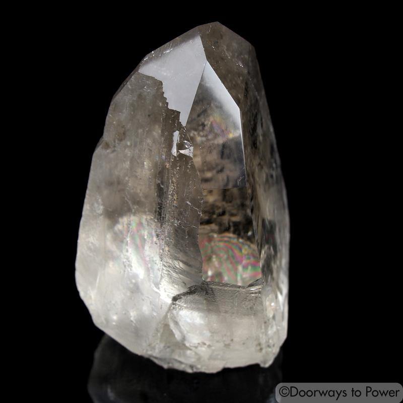 Golden Lemurian Crystal 'Light Language Royalty' 9D Energy Gateway