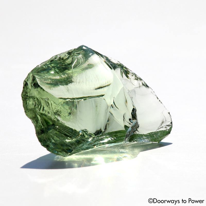 Terra Olive Earth Shaman Andara Crystal 'One Who Sees in the Dark'