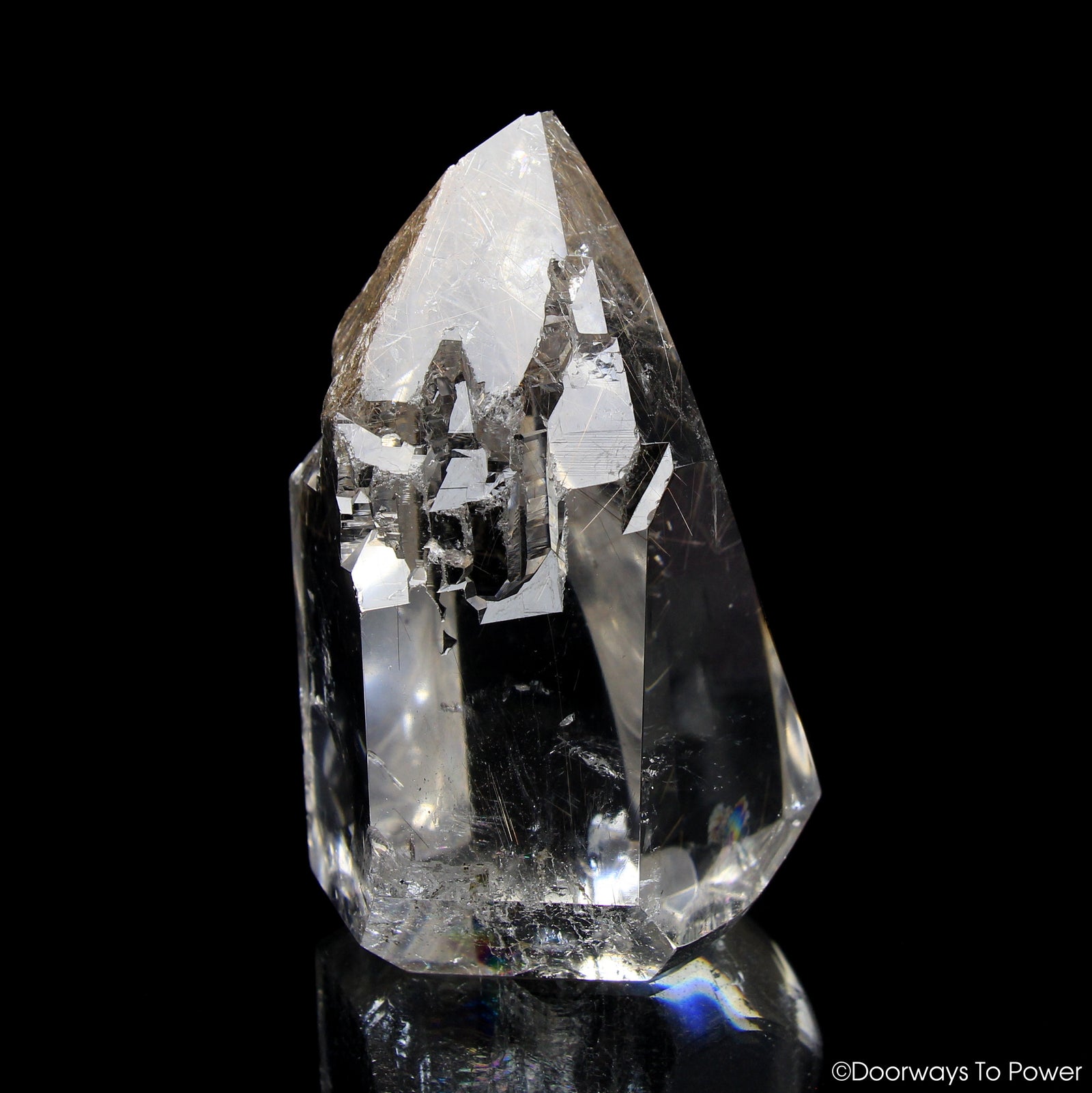 John of God Crystal Dow Record Keepers Golden Rutiles & Rainbows 'Lighted Spirit' Rare