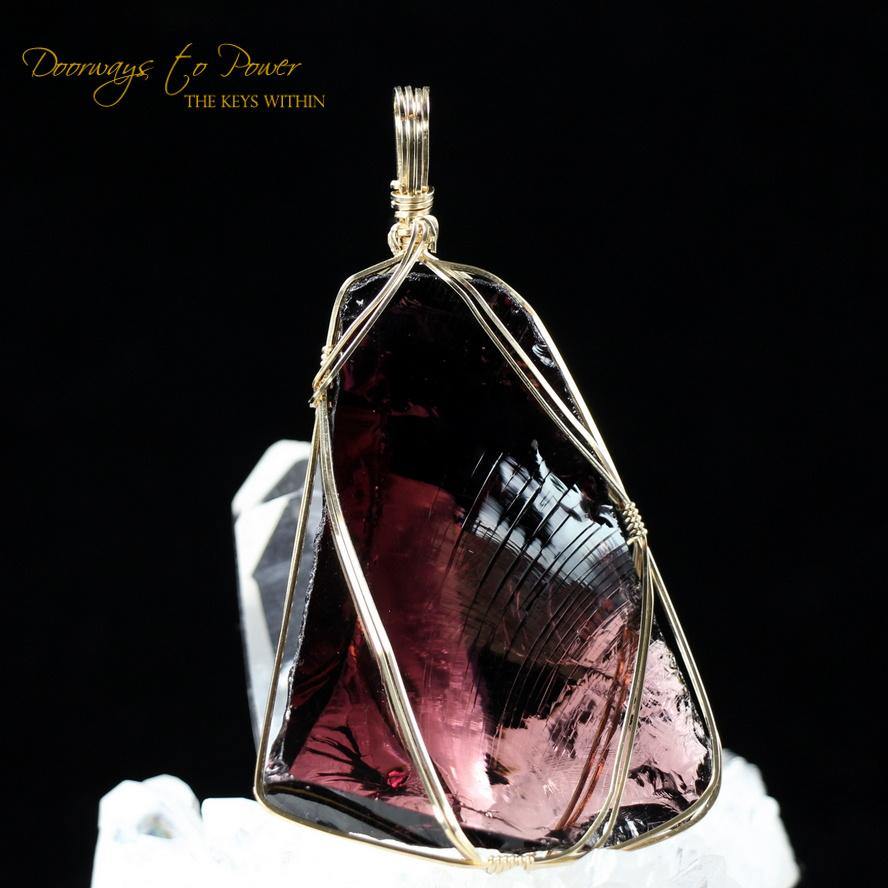 Power of Kings Andara Crystal Pendant 14k 'Ancient kings'