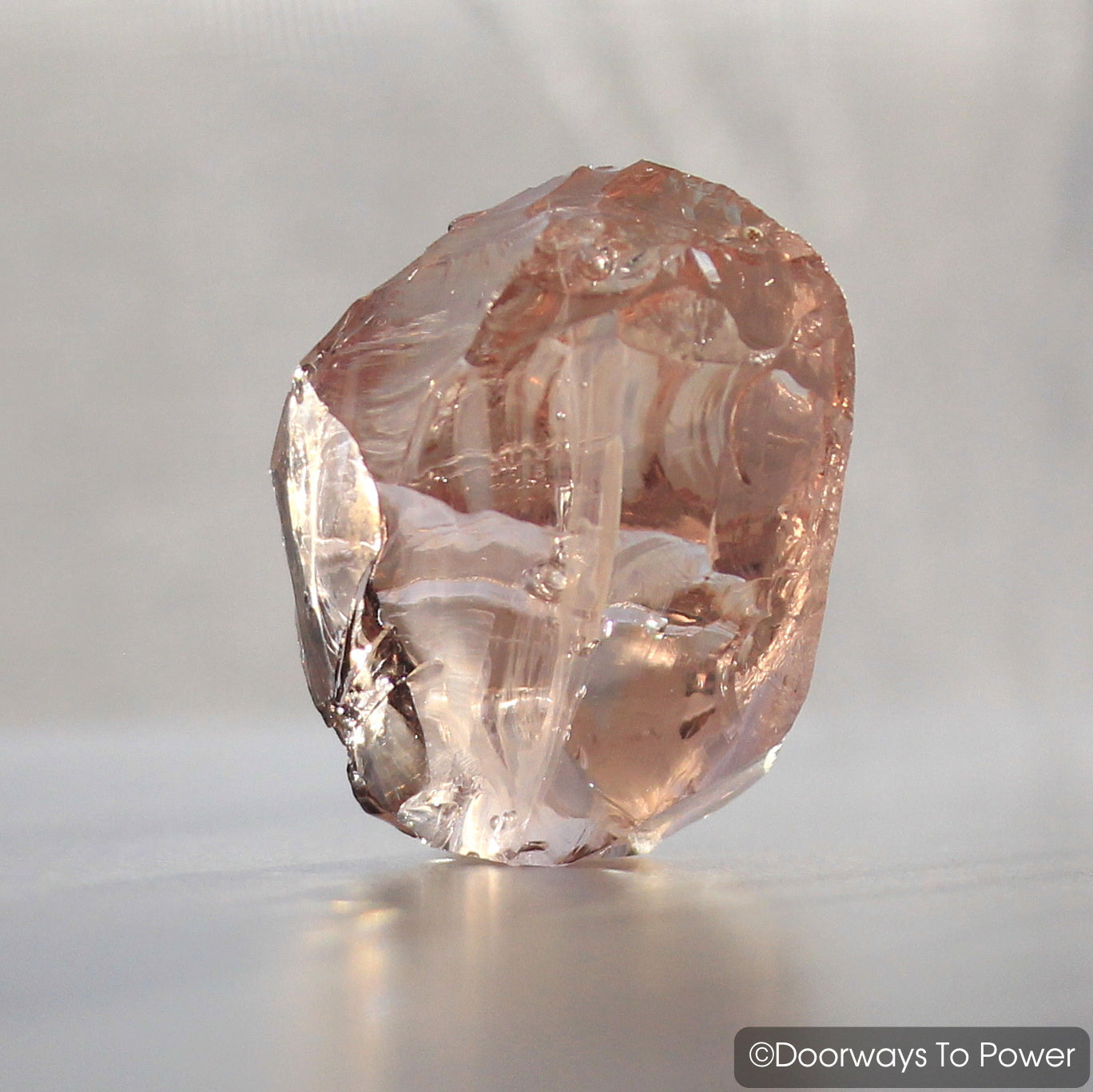 HGW Pink Monatomic Andara Crystal 'Cosmic Heart'
