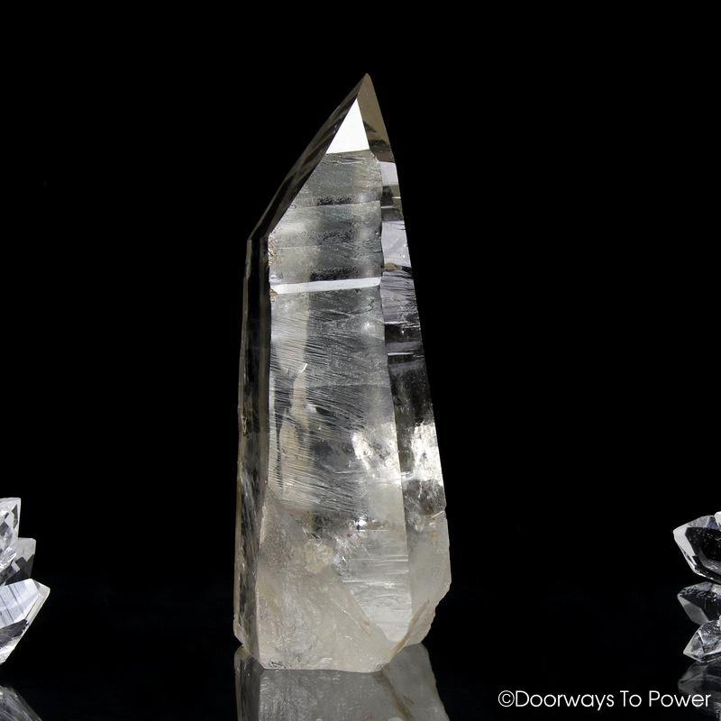 Golden Lemurian Quartz Crystal Record Keeper