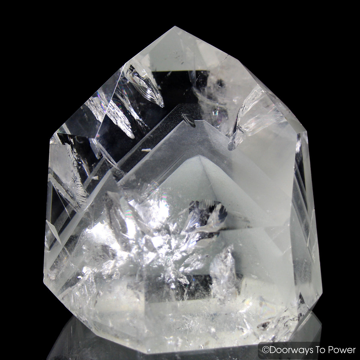 John of God Crystal Phantom Quartz Point