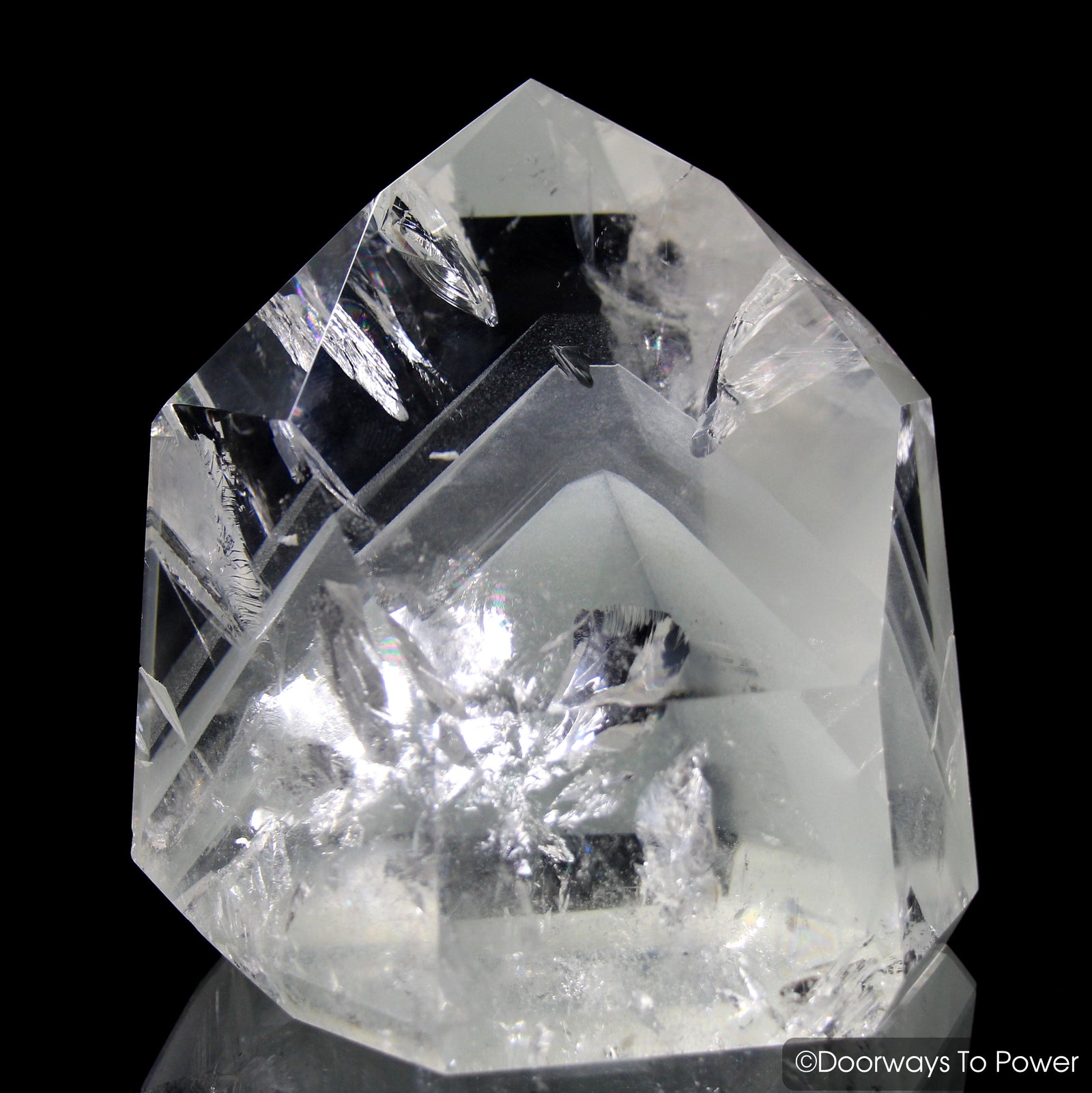 John of God Crystal Phantom Quartz Point
