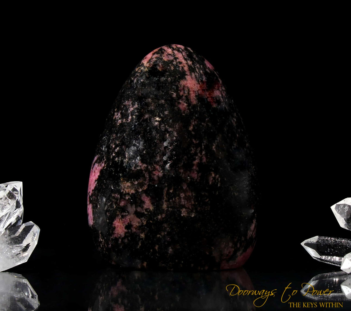 Rose Red Rhodonite Crystal 'The Energy of Love'