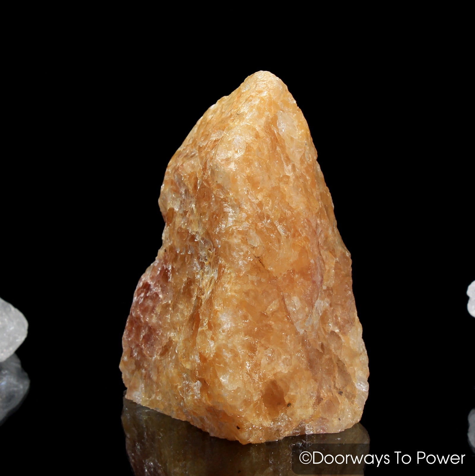 Himalaya Gold Azeztulite Quartz Crystal Altar Stone Azozeo Activated