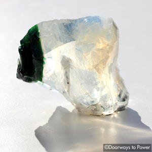 Angel Aura Opal & Pleiadian Green Bi Color Andara Crystal '144 Beacon'