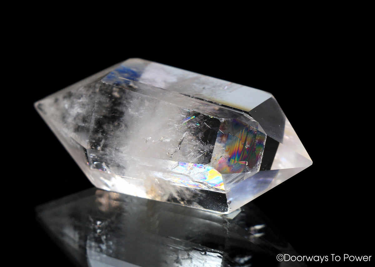 John of God Crystal Double Terminated Manifest Spirit Isis Casa Crystal