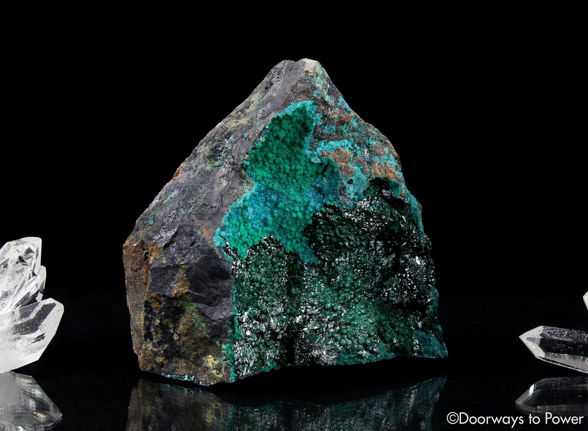 Dioptase Crystal Altar Stone A +