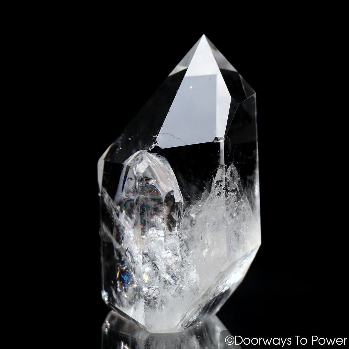 John of God Manifestation Quartz Crystal Point Rainbows 'Karmic Healing'  RARE & Powerful