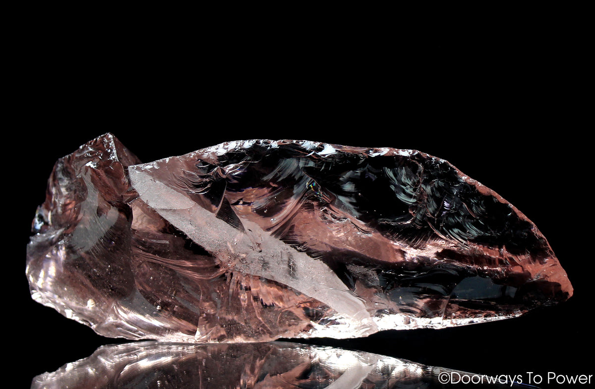 HGW Pink Ray Monatomic Andara Crystal Wand 'Heart of God Within'