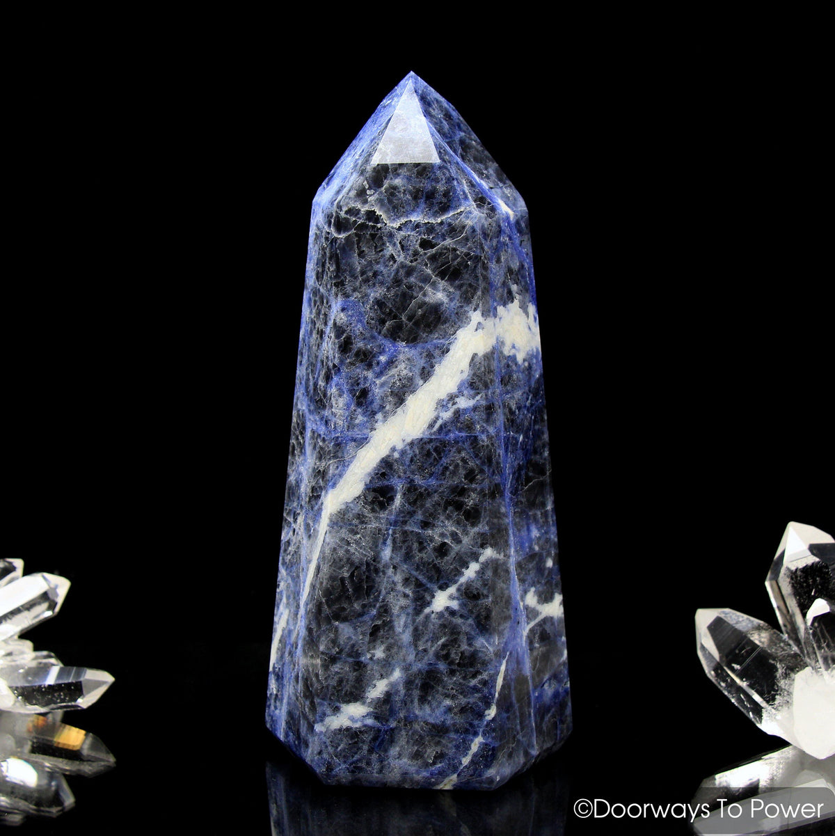 John of God Crystal Sodalite Temple Heart Dow
