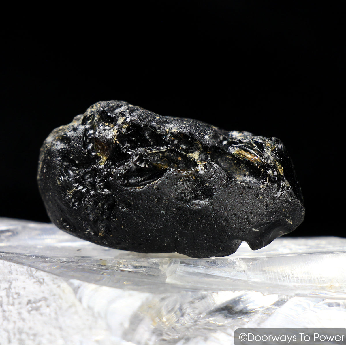  Tibetan Tektite Specimen & Synergy 12 Stone