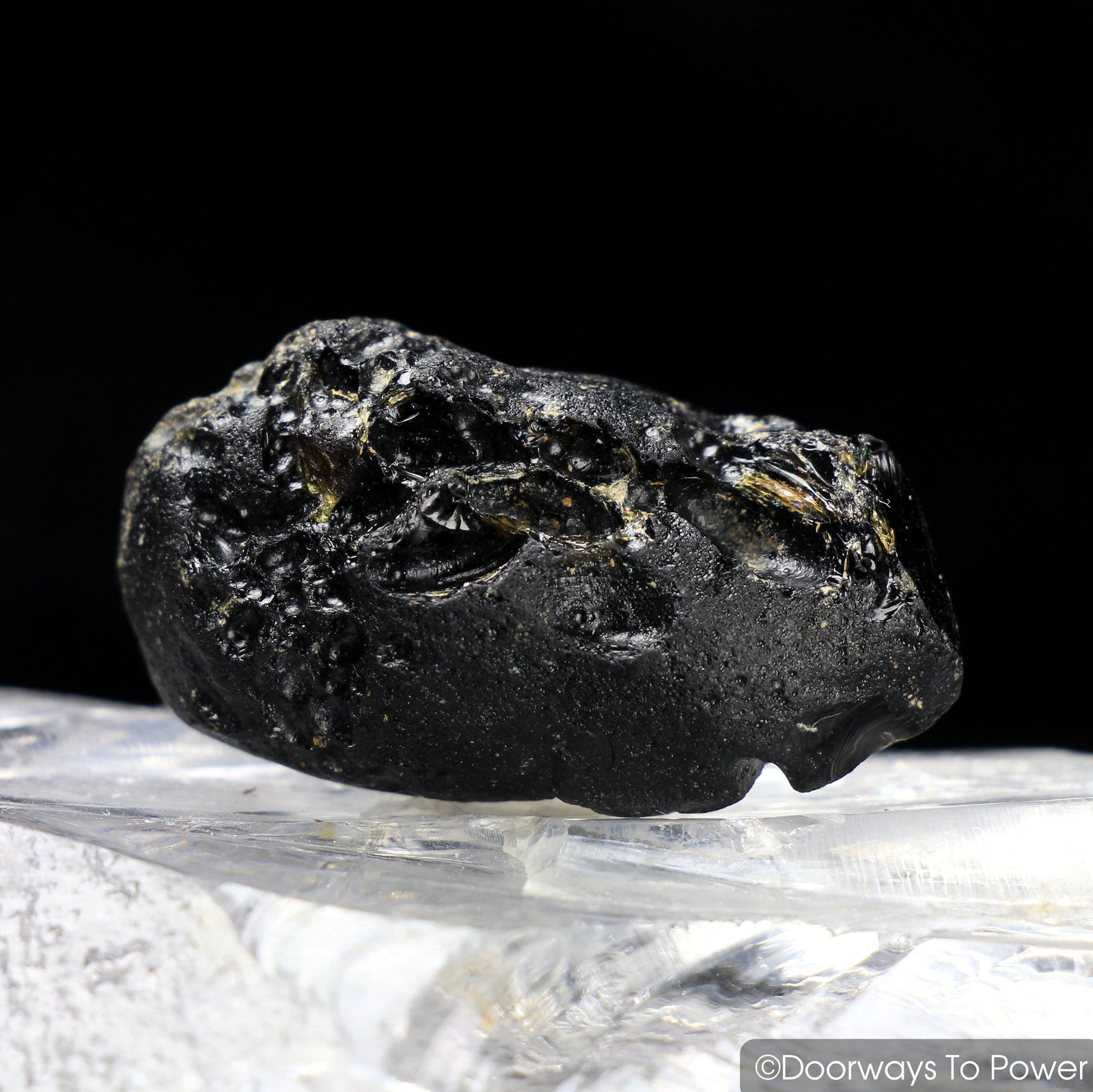  Tibetan Tektite Specimen & Synergy 12 Stone