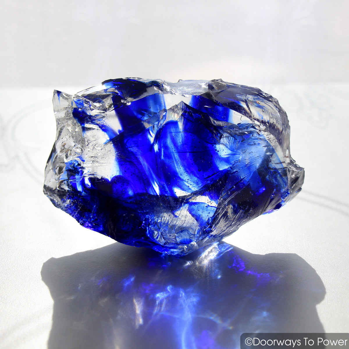 Tanzanite Fire & Elestial Starlight Monatomic Andara Crystal 'ARCTURIAN STAR-SHIP' 5D