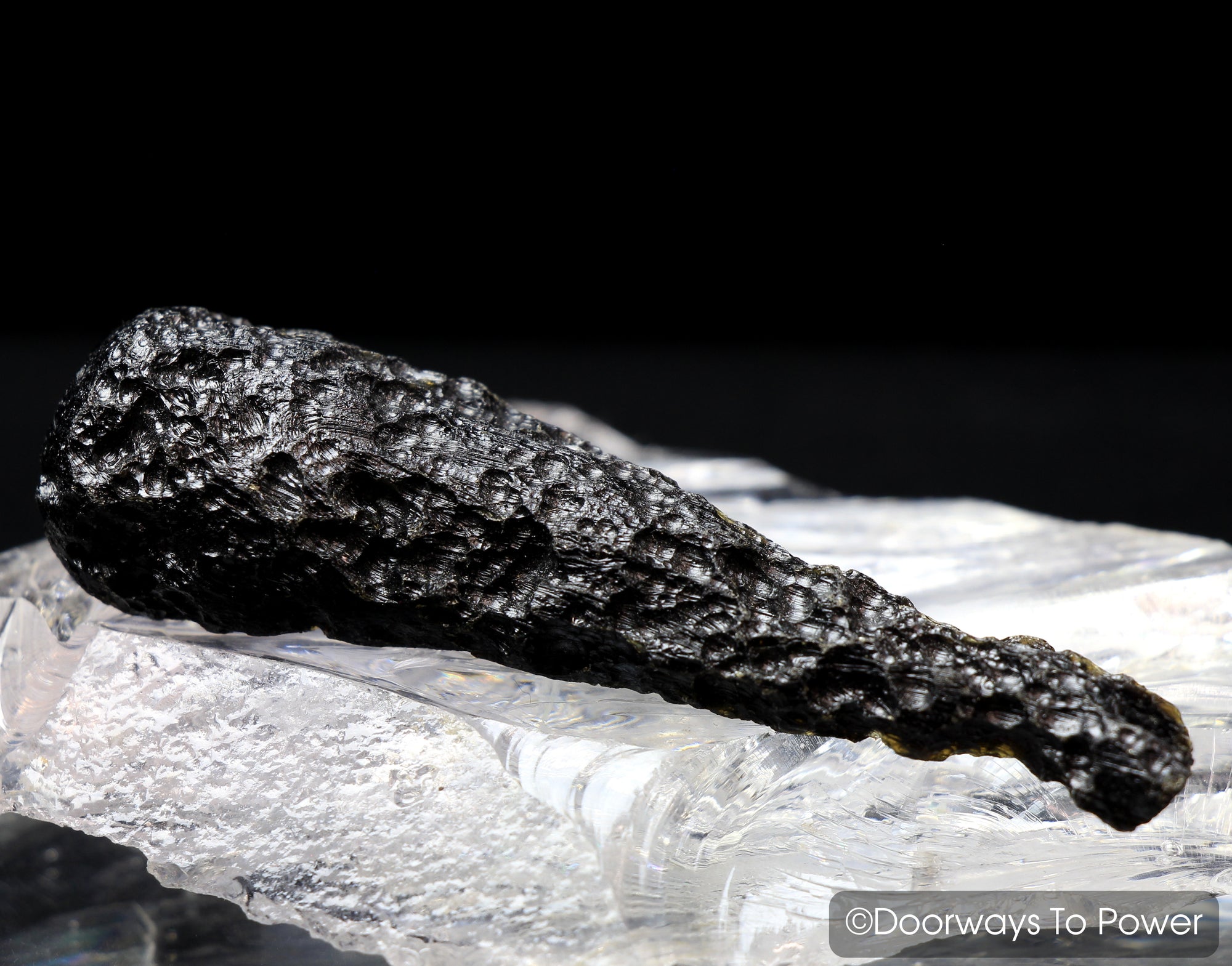 Tibetan Tektite Specimen Synergy 12 Stone