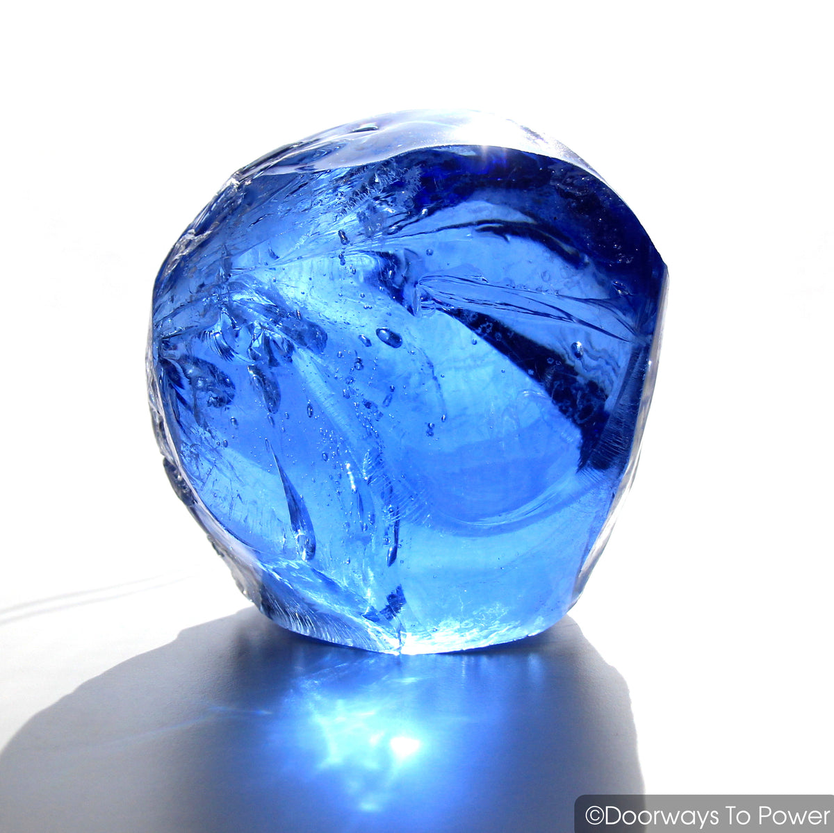 Original Lady Nellie Blue Monatomic Andara Crystal 'Heart' Rare & Special 