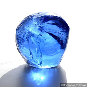 Original Lady Nellie Blue Monatomic Andara Crystal 'Heart' Rare & Special 