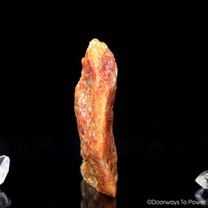 Himalaya Red Gold Azeztulite Crystal Altar Stone Azozeo Activated