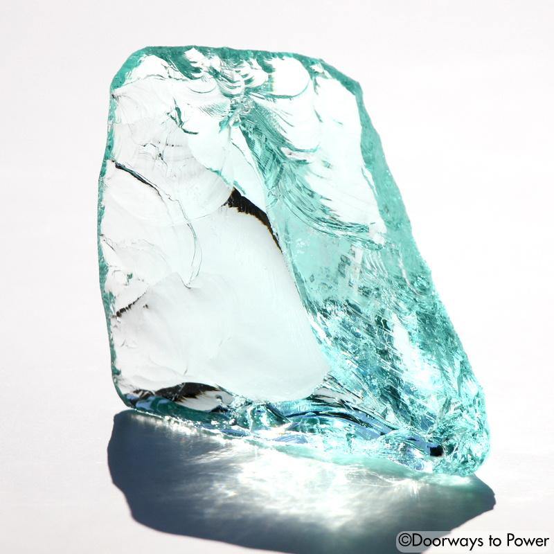 XL Aqua Serenity Monatomic Andara Crystal Temple 'Atlantean Hologram'