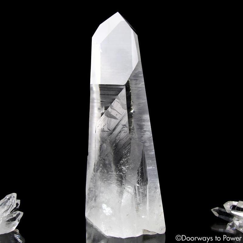 Lemurian Lightbrary Quartz Crystal 'ERA of LIGHT' 8.5" Collectors Quality