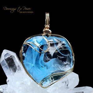 Oracle Eye Andara Crystal Pendant 14k