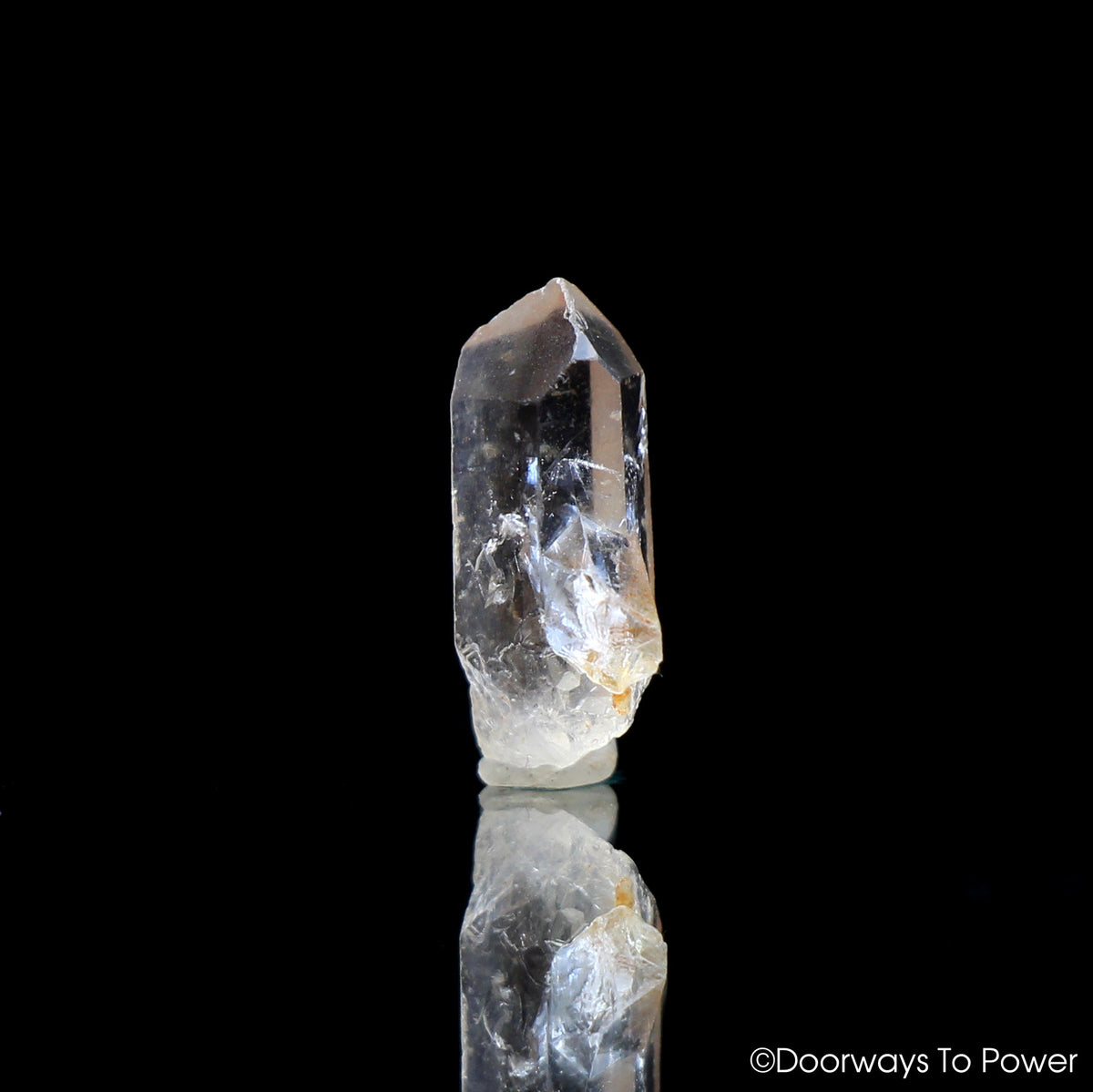 Satyaloka Clear Azeztulite Quartz Crystal Point - Inner Child Penetrator Crystal