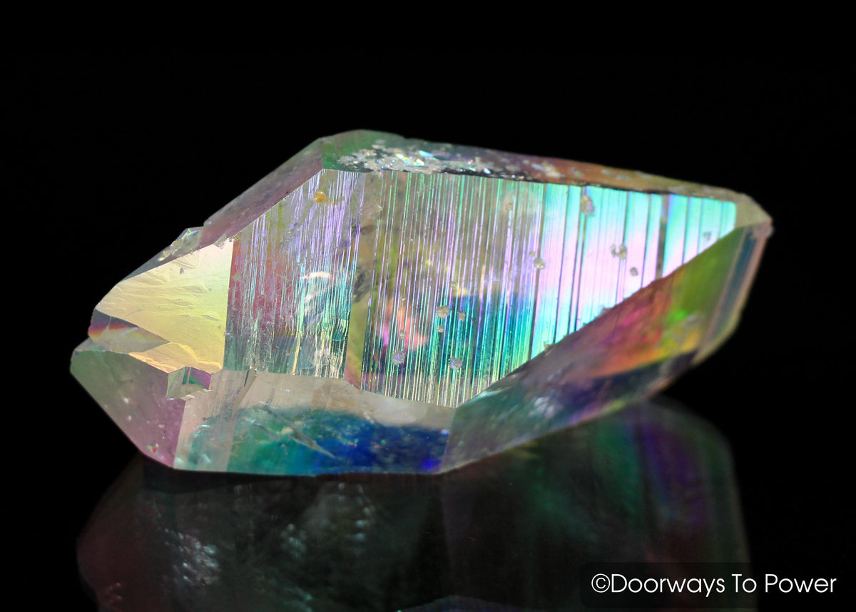 Angel Aura Quartz Crystal Lemurian Light Record keeper