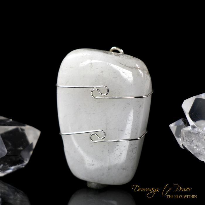White Azeztulite Pendant