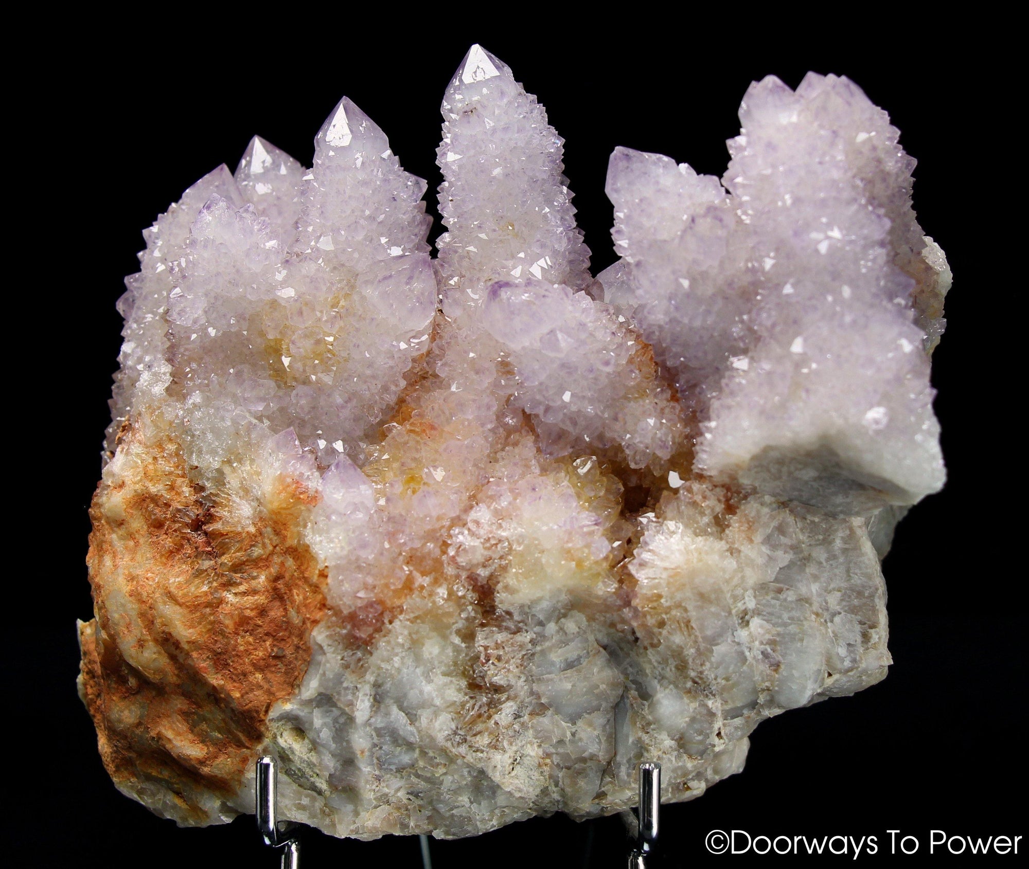 Amethyst Aura Spirit Quartz Crystal Cluster