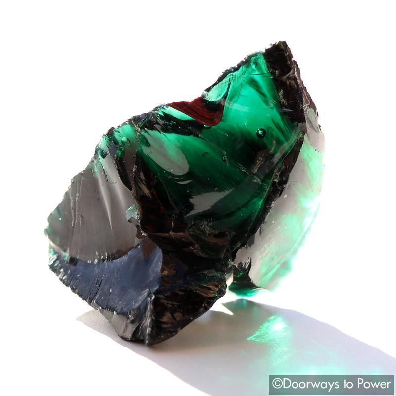 Emerald Green Thoth the Atlantean & Dragons Blood Andara Crystal 