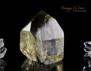 Citrine Temple Heart Dow Atlantis Crystal 'City of Golden Gates'