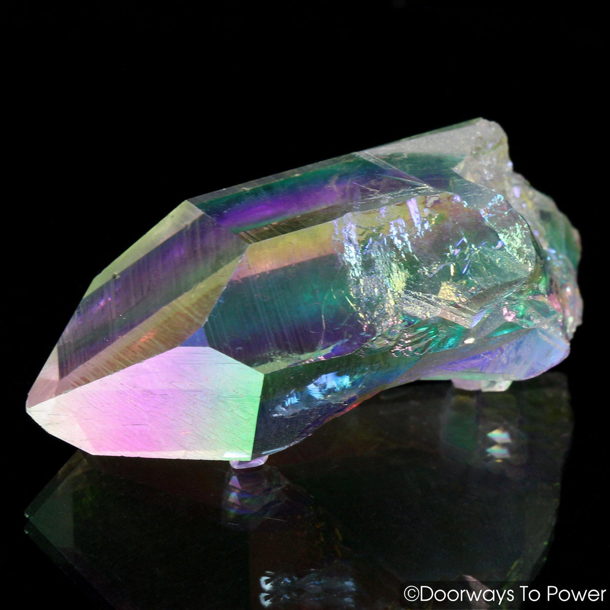 Angel Aura Colombian Lemurian Quartz Record Keeper Crystal 'Cherubim'