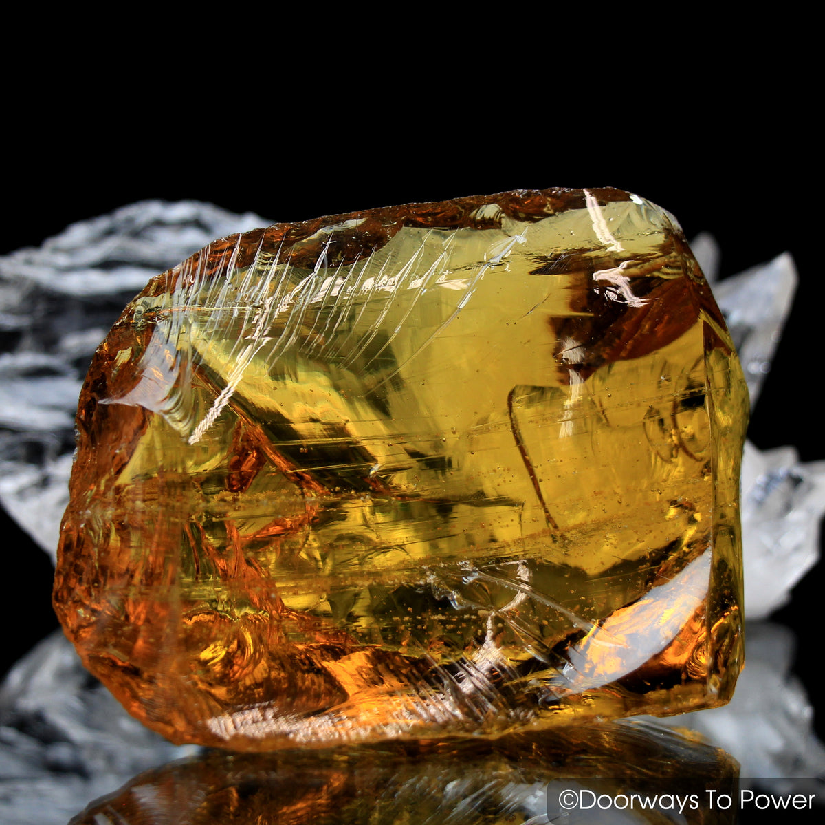 Lemurian Amber Monatomic Andara Crystal Authentic Lady Nellie