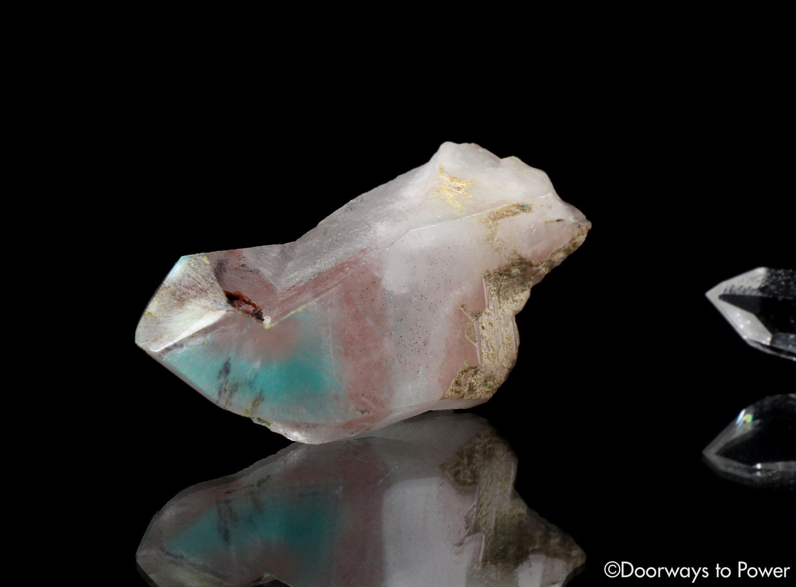 Ajoite Phantom Quartz Crystal 