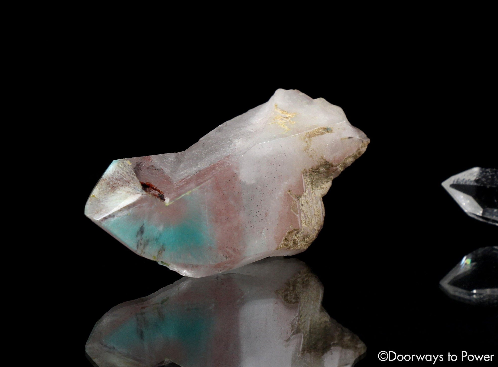 Ajoite Phantom Quartz Crystal 