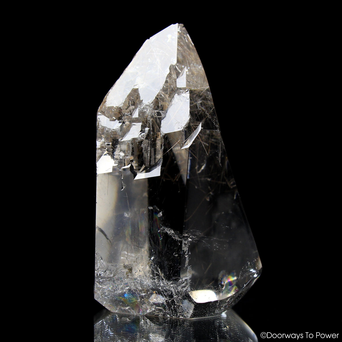 John of God Crystal Dow Record Keepers Golden Rutiles & Rainbows 'Lighted Spirit' Rare