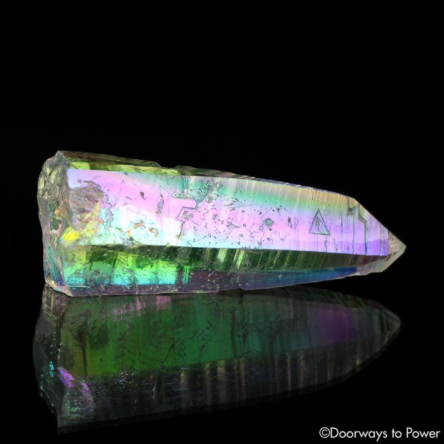 Angel Aura Colombian Lemurian Quartz Record Keeper Crystal 'Cherubim'