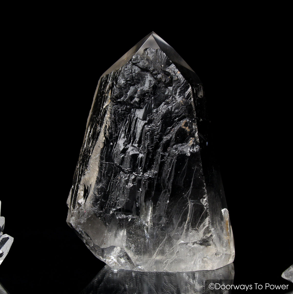 Lemurian Quartz Crystal 'Light Language' 9D Energy Gateway