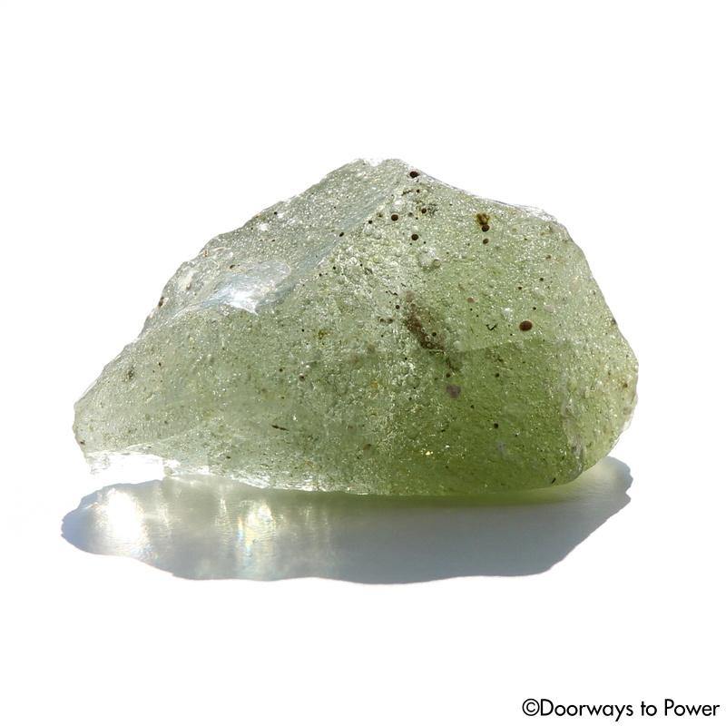 Tibetan Green Sea Foam Elder Andara Crystal 'Mahatmas Wisdom'
