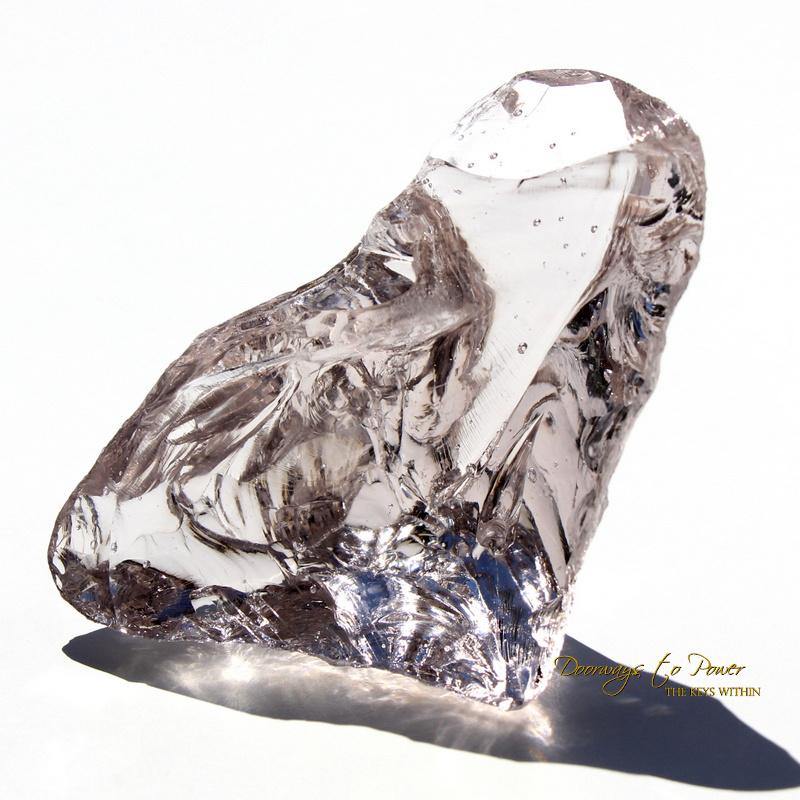 Arcturian Starseed Pink Andara Crystal 'Quantum Light Pod' 9D