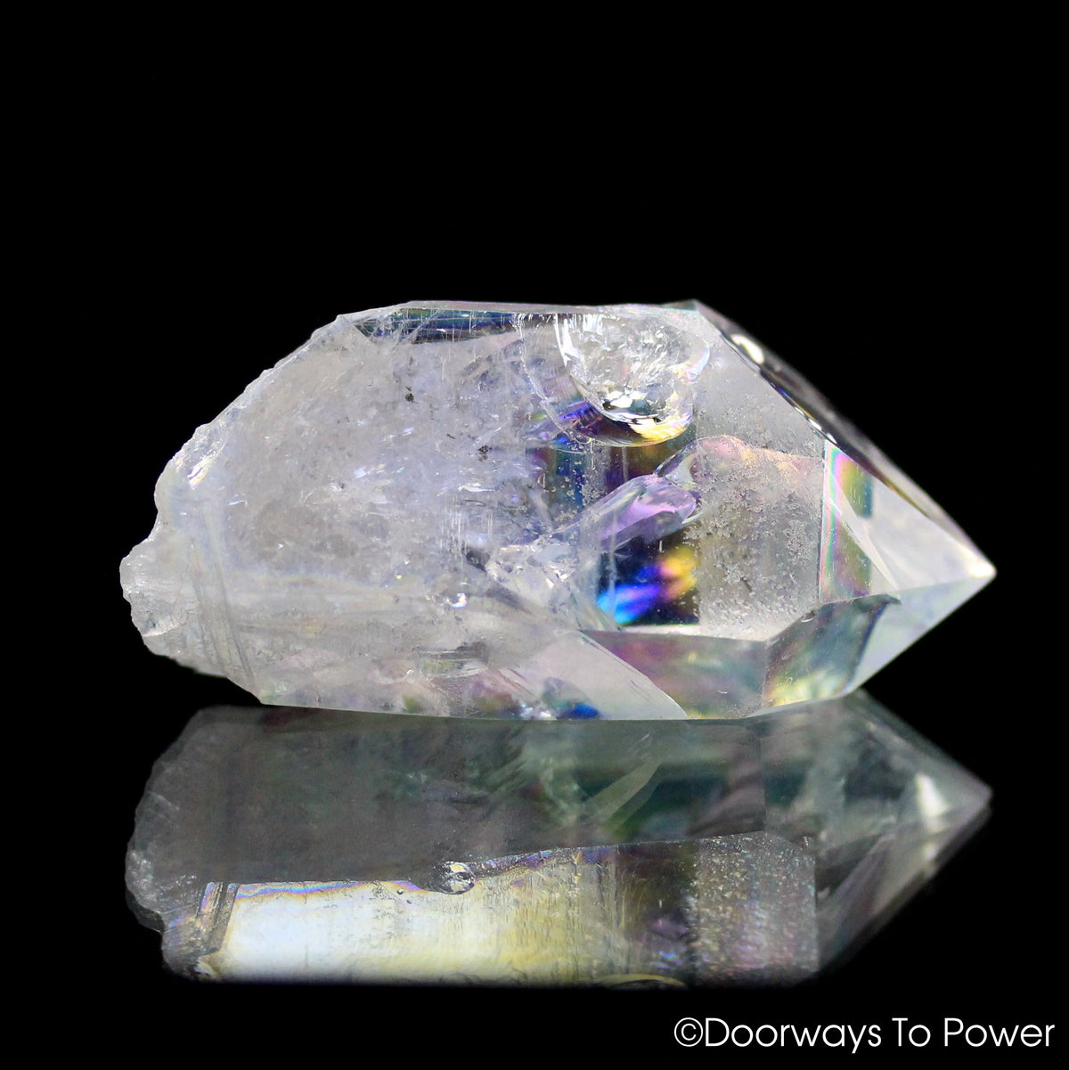 Angel Aura Quartz Master Record Keeper Isis Face Crystal