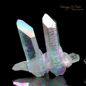 Angel Aura Lemurian Twin Quartz Record Keeper Crystal