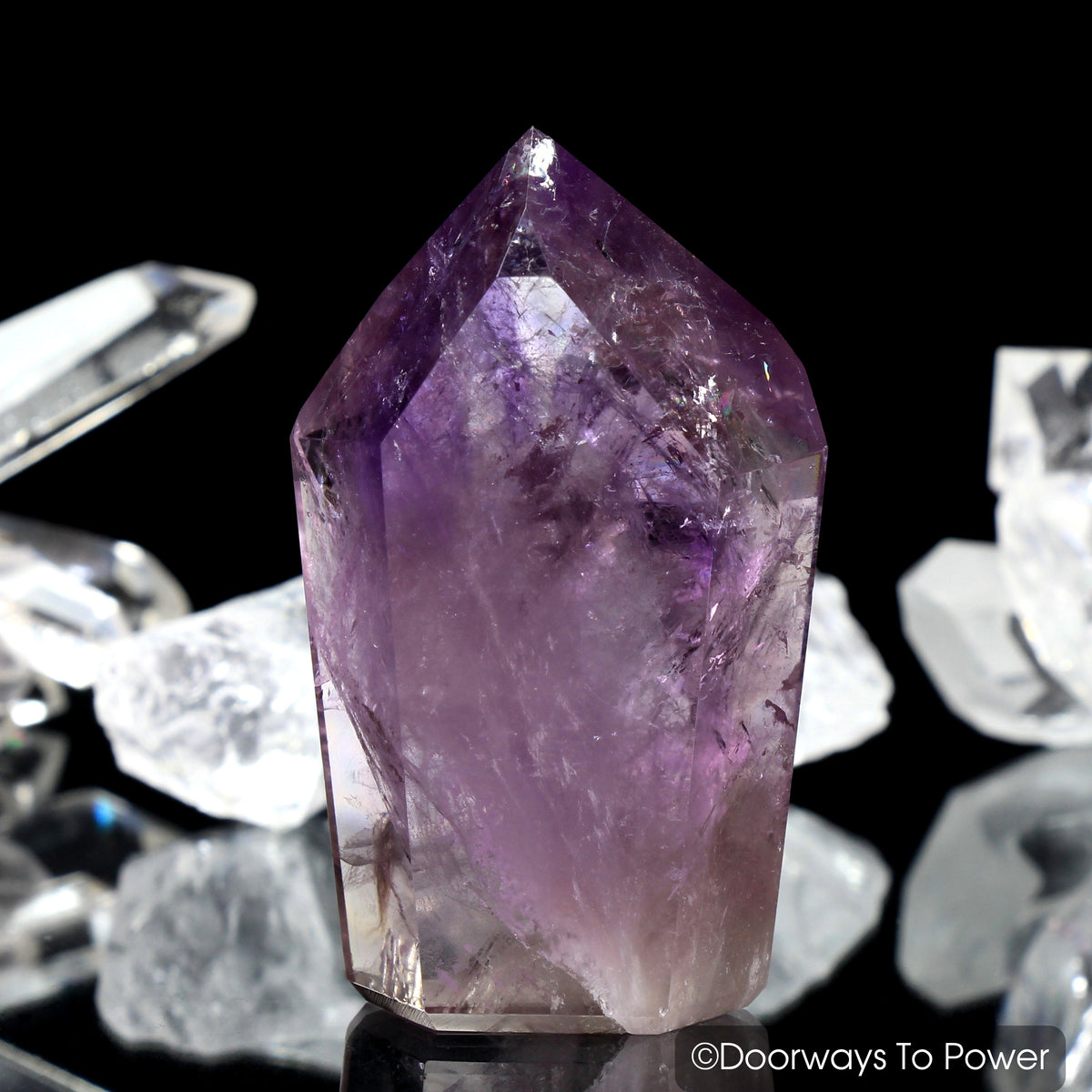 John of God Amethyst Quartz Crystal Point