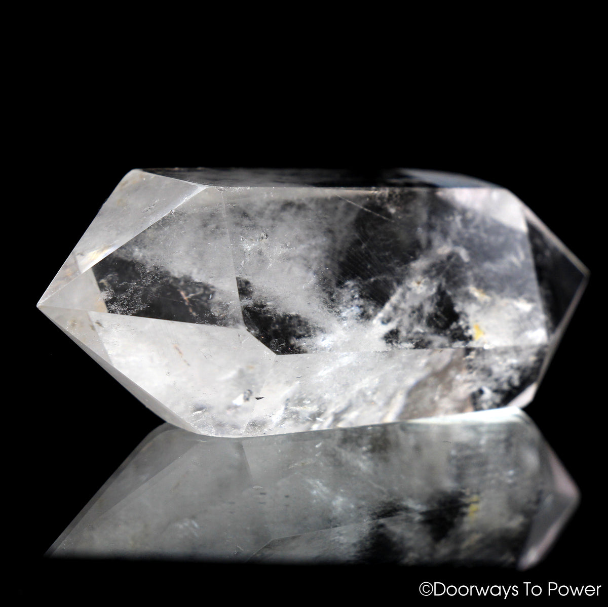 John of God Crystal Double Terminated Manifest Spirit Isis Casa Crystal