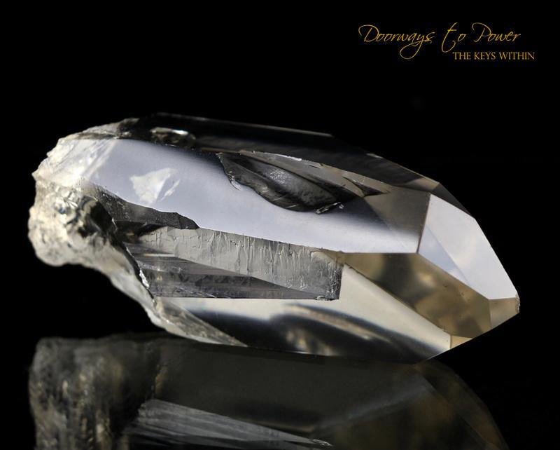 Golden Lemurian Light Language Crystal