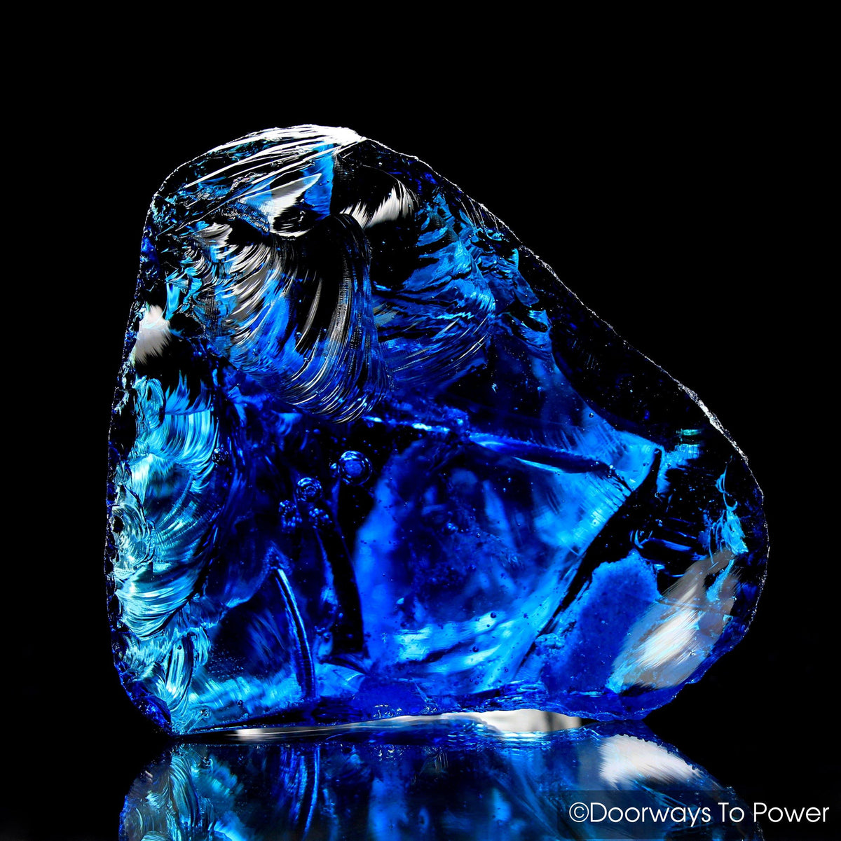 Electric Blue Atlantean Monatomic Andara Crystal 