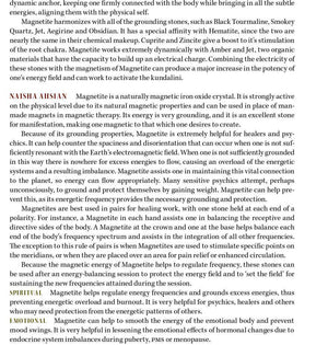 Magnetite Properties