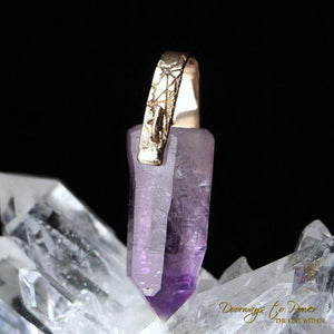 Violet Amethyst Light Language Pendant