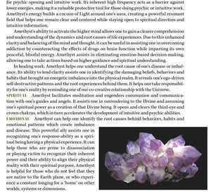 Amethyst Metaphysical Properties